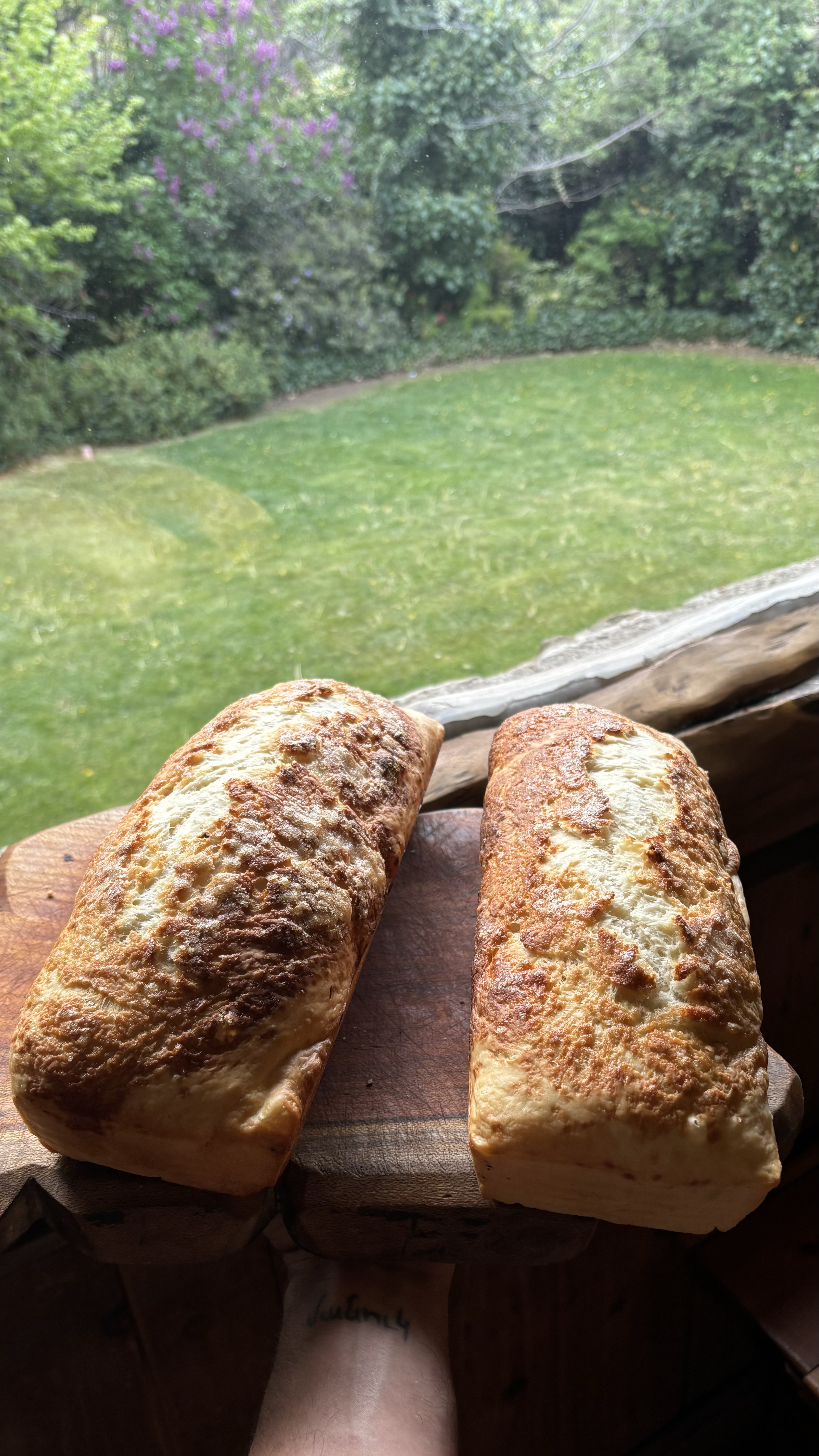 Fresh baked bread from our kitchen
